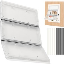 3-Panel Airseal Pet Door Replacement Flap, Compatible with Ideal Pet Products