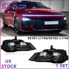 Oe Headlights For Hyundai Sonata 8th Gen Facelift 2024-2026 Double Beam Lens