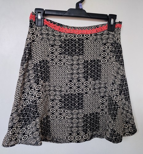 Fun & Flirt Damen Rock kurz ausgestellt gefüttert Reißverschluss Fischgrät Gr. S - Bild 1 von 8