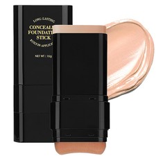 Concealer Foundation Stick, 2 in 1 Dual-Ended 1 Ounce Pack of 1 , 04 WHEAT