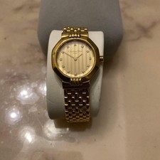 Christian Dior Octagon Ladies Watch 12P Diamond Battery