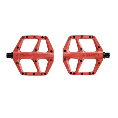Look Trail Roc Fusion Flat MTB Pedals Red