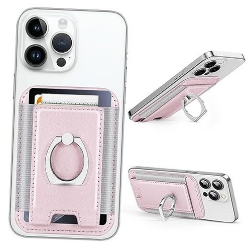 for Magsafe Wallet with Grip, Strongest Magnetic Wallet Card Holder for - Picture 1 of 8