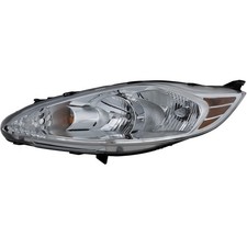 Driver Side Headlight For Ford Fiesta 2011-2013 Halogen with Bulb/s S SE SEL SES