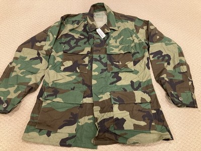 NEW M81 Woodland BDU Coat Jacket Uniform Hot Weather Ripstop - Medium Regular