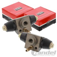 2X Mapco Radbremszylinder 15,87Mm Hinten Passend FüR Audi 100 80 90 A2 Coupe