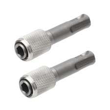 SDS Plus Adapter Set 2 Stück Sechskantschaft - Bohrerhalter Bohrfutter