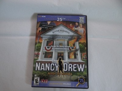 Nancy Drew Alibi in Ashes PC/MAC DVD-ROM  Video Game Special 25th Edition