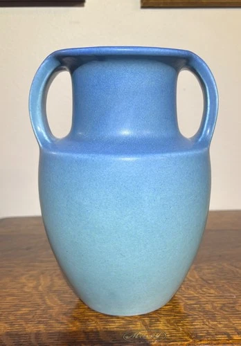 Rookwood Pottery 1922 Matte Blue Production Vase Mint!