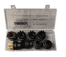 Steam Cleaner Replacement Brushes. Nylon Brush x 6, Brass Brush x 2.