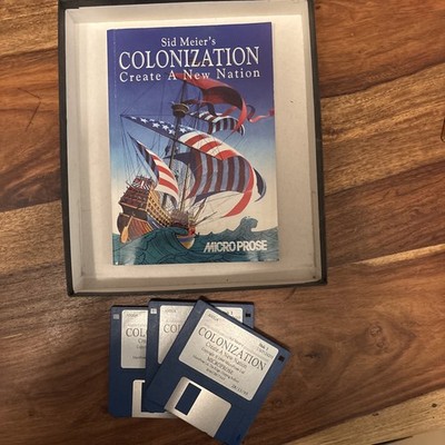 COMMODORE AMIGA -- SID MEIER´S COLONIZATION: CREATE A NEW NATION (MICROPROSE)