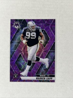 2025 Mosaic - Warren Sapp Purple Scope Prizm #68 Raiders