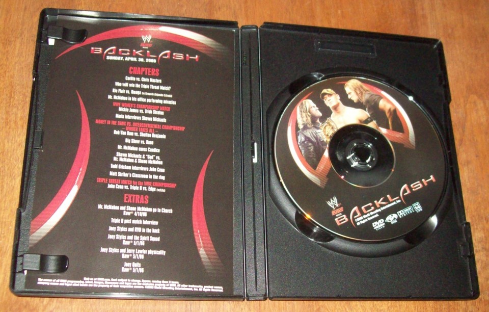2006 WWE Raw Backlash DVD Movie | eBay