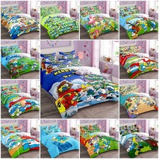 Set lenzuola 3D I Puffi trapunta copripiumino federa camera da letto singolo matrimoniale