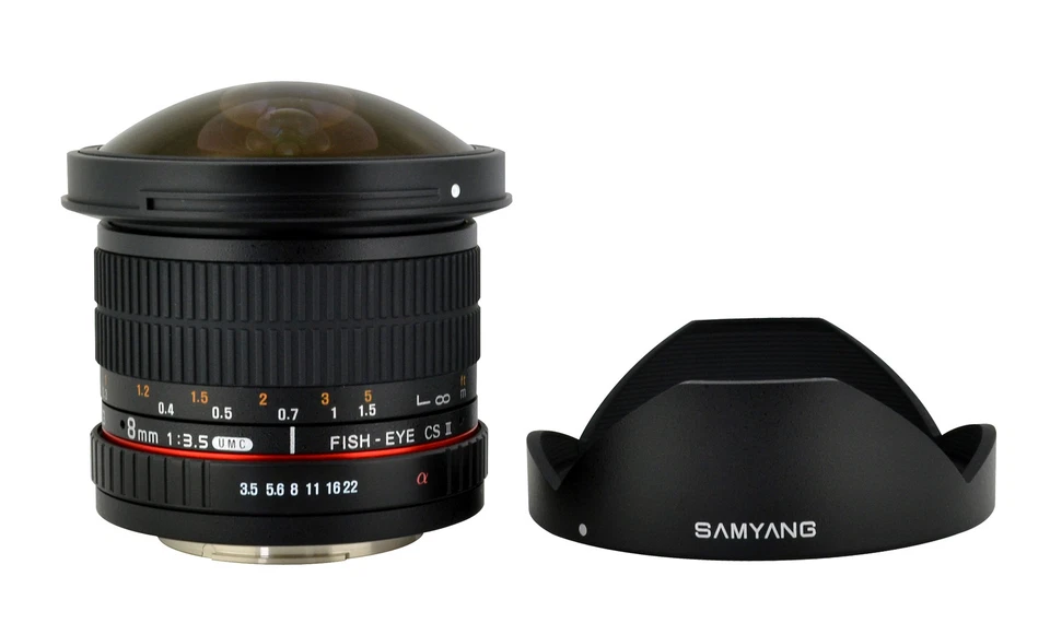 Samyang HD 8mm F3.5 Fisheye Lens for Canon T5i T4i T3i T3 60D 50D  - Image 3 of 4