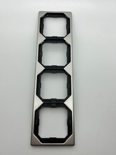 Merten Octocolor 399405 Titan Metall 4-fach Rahmen Silber f Steckdose Schalter a