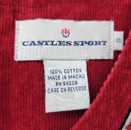 Vintage University Of Alabama Corduroy Dress Size S Castles Sport - Picture 3 of 12