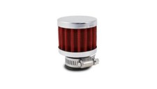 Vibrant Crankcase Breather Filter with Chrome Cap, Cone OD: 2 1/8in (55mm)