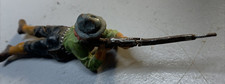 Vintage Elastolin Composition Wild West Western Cowboy Firing Rifle Figure