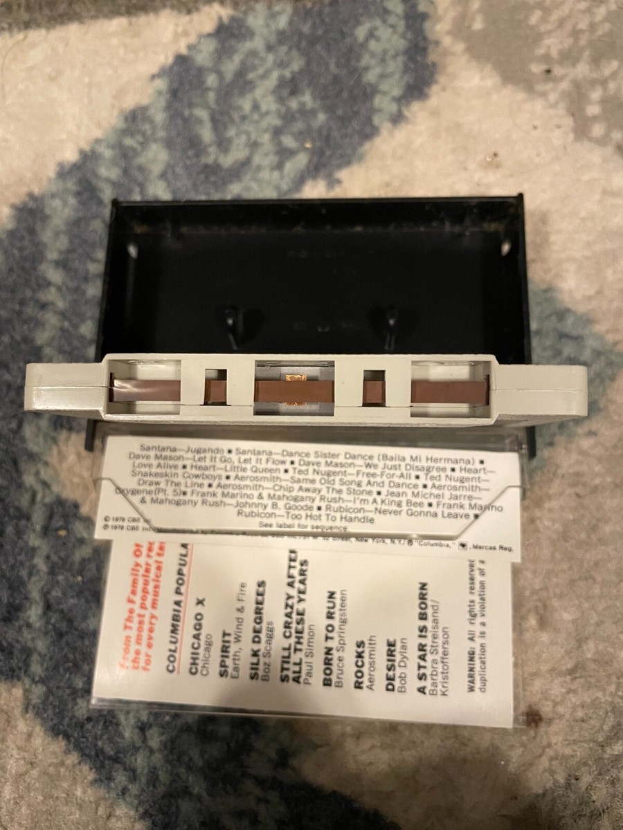 California Jam Cassette Aerosmith Santana Heart Nugent 1978 P2T