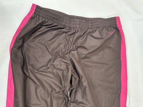 Nike Women's Windbreaker Tracksuit Size XL 16-18 Pink Brown Vintage - Picture 9 of 11