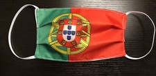 2 Pack Portugal Face Mask Portugese Flag Adjustable BUY ONE GET ONE FREE