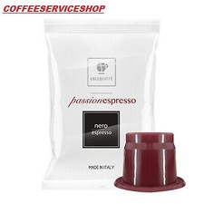 100 Capsule Lollo Caffe Comaptibile Nespresso Miscela Nera Intensa Scura