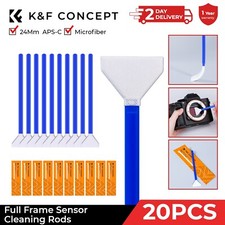 K&F Concept Camera Cleaning kit Swab 20PCS 24mm APS Sensor Cleaning DSLR