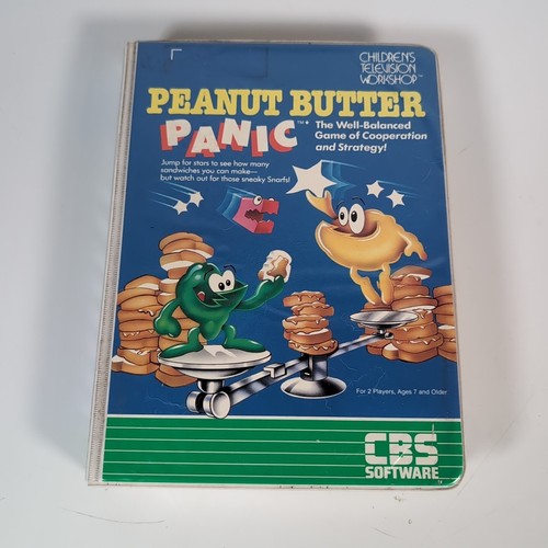 Caja Manual Videojuego Peanut Butter Panic Atari 48k - Imagen 2 de 7