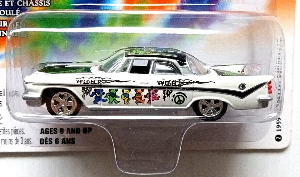 Johnny Lightning GRATEFUL DEAD 1959 DESOTO FIREFLITE ~ ¡CASI COMO NUEVO! Foto 2 de 4