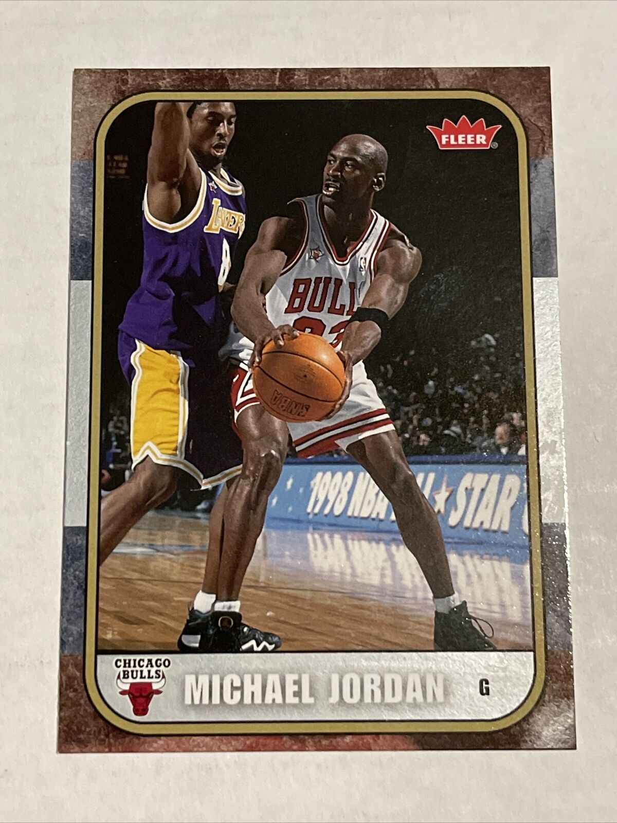 2007-08 Fleer Basketball MICHAEL JORDAN 100 Card RETRO BOX Set - MJ vs KOBE  #92