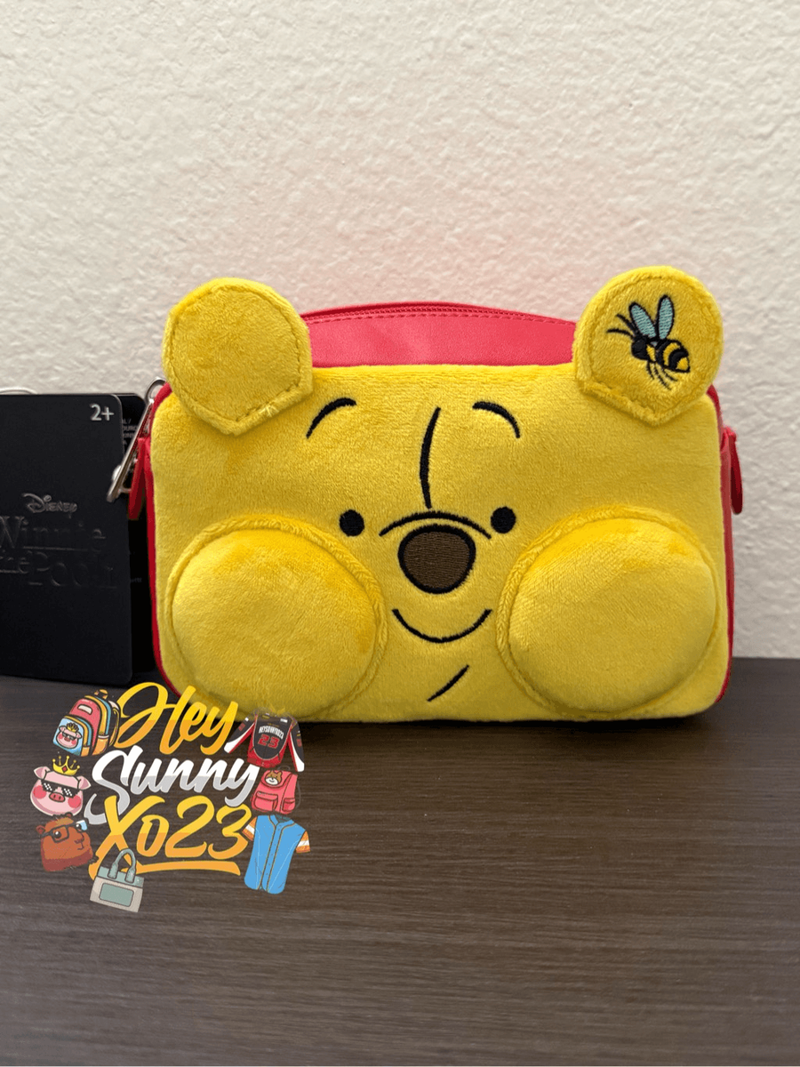 Loungefly Disney Winnie the Pooh Plush Pooh Bear Cosmetic Bag