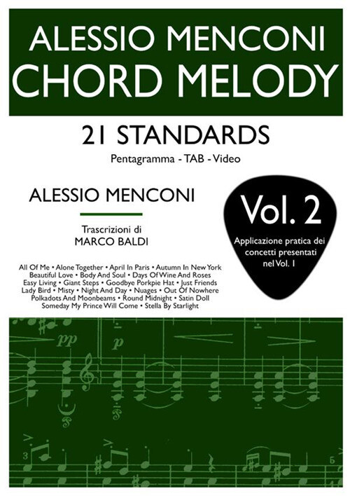 CHORD MELODY, 21 STANDARD 2 ALESSIO MENCONI