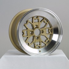 4 Pcs Rota Wheel Aleica Sakura 15x9 4x100 10 R Gold 16.39 Lbs