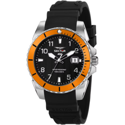 SECTOR 450 OROLOGIO UOMO R3251276005 ARANCIO 41mm DATA LIST. 139  SOTTOCOSTO