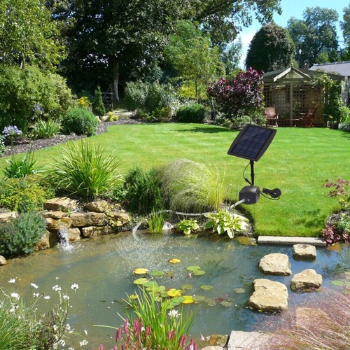 Solar Powered Oxygenator Aerator Air Pump Outdoor Pond Fish Tank Oxygen Pump Kit - Picture 9 of 48