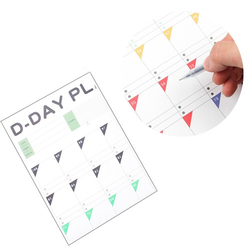 2019 Year Target Table Schedule Gift for Kids 100 Day Countdown Calendar - Picture 4 of 11