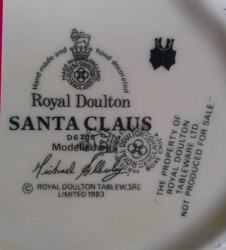 ROYAL DOULTON FLAMME PROTOTYP - SANTA CLAUS - D6705. - Bild 11 von 13
