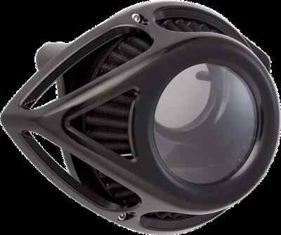 AN Clear Tear Air Cleaner Kit Black Anodized Harley Dyna Switchback 12-16