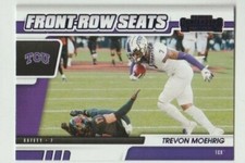 2020-21 Panini Contenders Draft Picks Front Row Seats Trevon Moehrig PURPLE FOIL