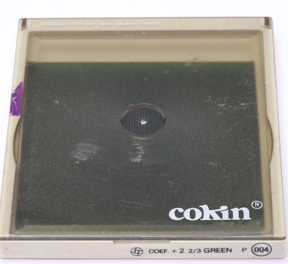 COKIN P 004 + 2 2/3 Green + Case - Image 2 of 2