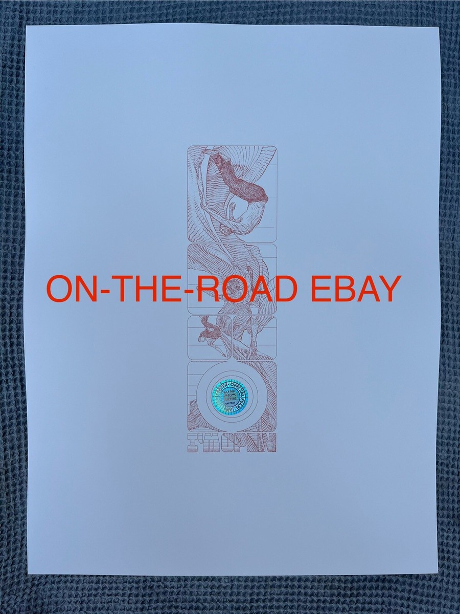 Pearl Jam Poster Fenway Park Boston Massachusetts 9/15 9/17