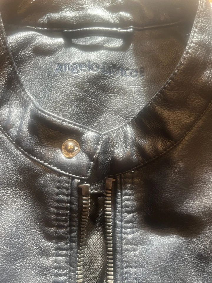 Chaqueta de cuero Angelo Litrico Foto 2 de 4