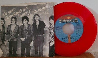 Frankie & the Knockouts Sweetheart Love 45 rpm Millenium 1981 Red