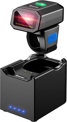 EYOYO EY-016P Ring Barcode Scanner Bluetooth&USB Wired Mini Wearable Reader