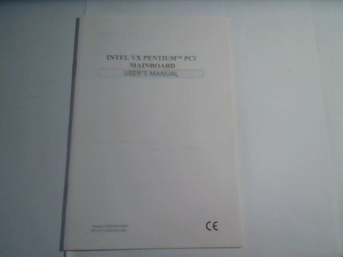 Bedienungsanleitung Handbuch - Intel VX Pentium PCI Mainboard PT-7502 Mainboard - Bild 1 von 5