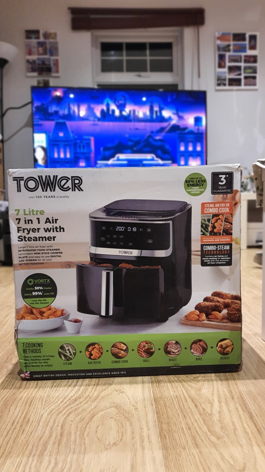 Tower Vortx T17101 Air Fryer Black 5056462345970 eBay