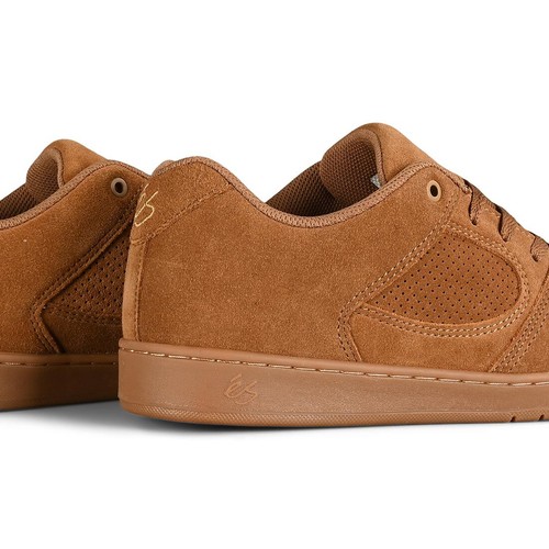 eS Accel Slim Skate Shoes - Brown/Gum - 第 5/7 張圖片