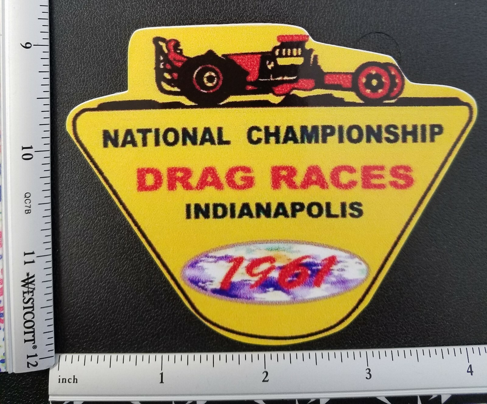 National Championship Drag Races Indianapolis 1961 Vinyl Decal Sticker ...