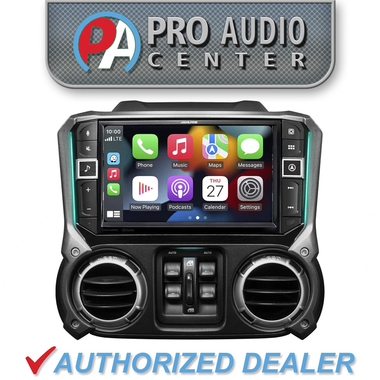 i509-WRA-JK Alpine 9" HD Digital Multimedia Receiver Jeep Wr